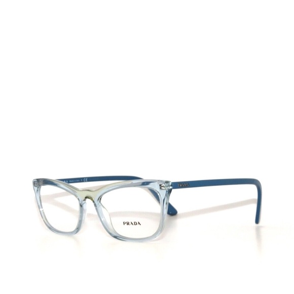 Prada 10VV 10 325-1O1 54 Clear Blue Eyeglasses PR10VV